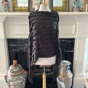 NWT “Max Edition” asymmetrical unique poncho sweater
